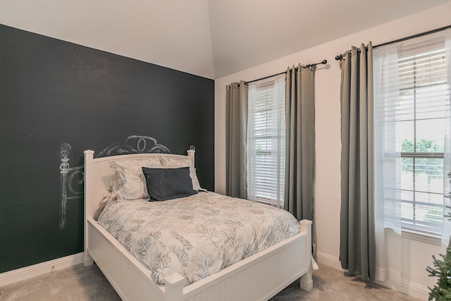 6256 Whitebrush Pl, Fort Worth, TX 76123 - bedroom with baseboards, carpet flooring, and lofted ceiling