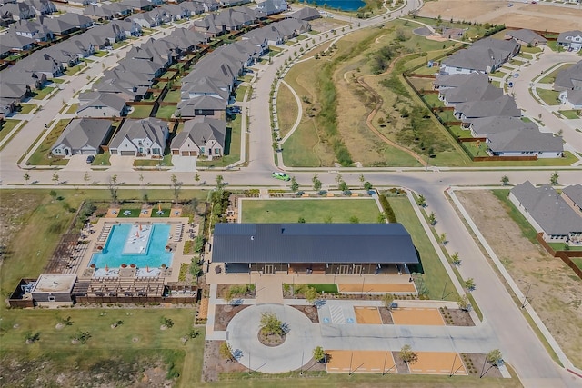 6256 Whitebrush Pl, Fort Worth, TX 76123 - birds eye view of property with a residential view