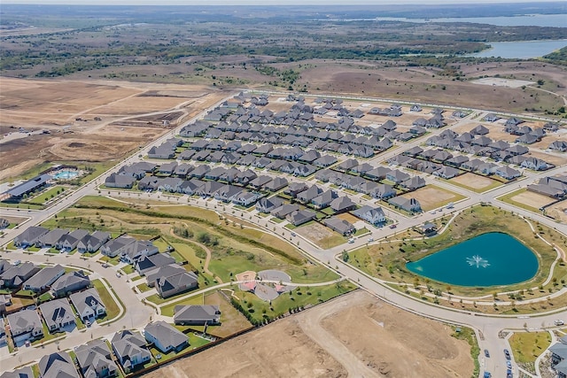 6256 Whitebrush Pl, Fort Worth, TX 76123 - drone / aerial view featuring a residential view and a water view