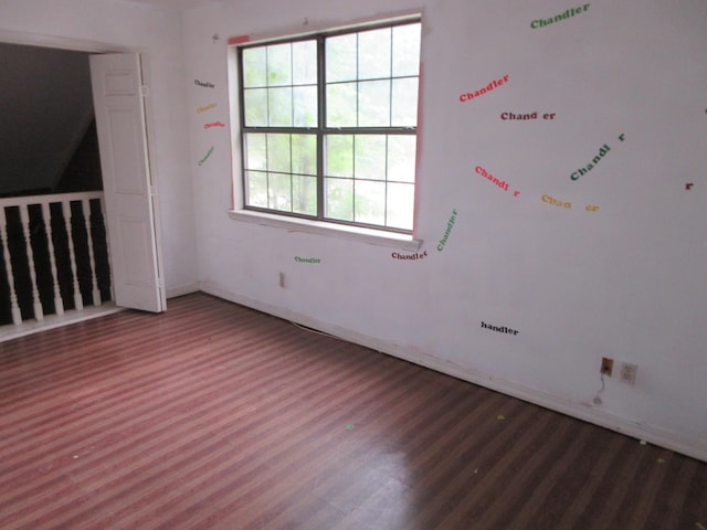 4231 Scenic Dr, Shreveport, LA 71119 - unfurnished room featuring baseboards and wood finished floors