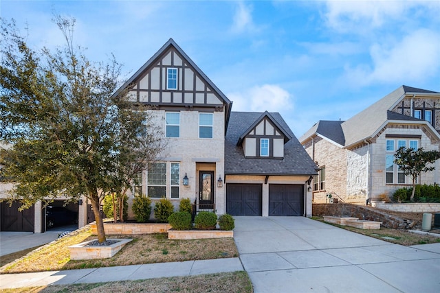 7005 Homestead Dr, Mckinney, TX 75070 - view of front of property featuring a garage, a shingled roof, and concrete driveway