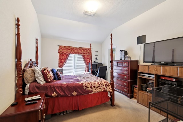 8633 Trinity Vista Trl, Fort Worth, TX 76053 - bedroom featuring vaulted ceiling and light carpet