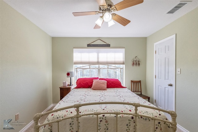 270 Alexandra Dr, Tuscola, TX 79562 - carpeted bedroom featuring baseboards and ceiling fan