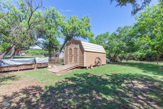 270 Alexandra Dr, Tuscola, TX 79562 - view of yard featuring a storage shed and an outdoor structure