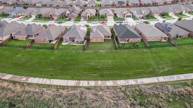 aerial view featuring a residential view