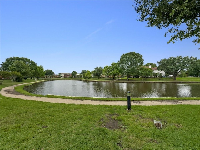 view of water feature