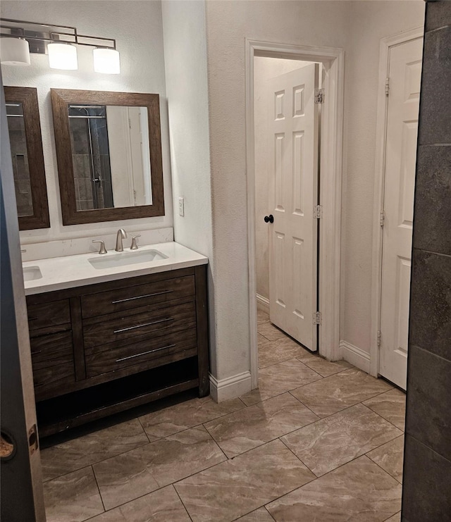 2120 Rw Bivens Ln, Fort Worth, TX 76105 - full bathroom featuring vanity and baseboards