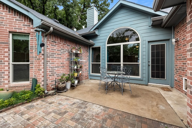 view of patio / terrace featuring outdoor dining area