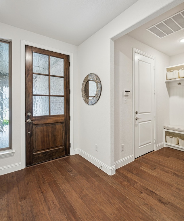 3004 Culver Ave, Celina, TX 75009 - entrance foyer with baseboards, visible vents, and hardwood / wood-style flooring