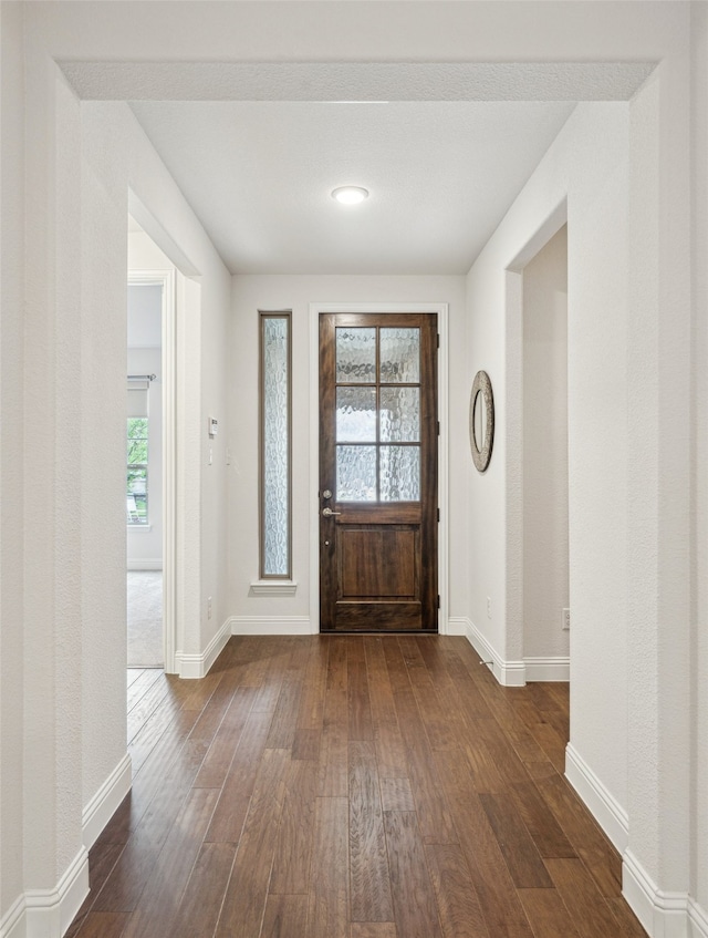 3004 Culver Ave, Celina, TX 75009 - foyer with dark wood-style flooring and baseboards