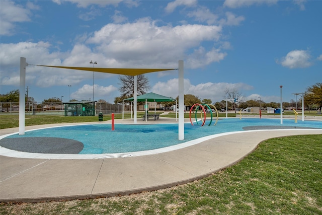 view of pool