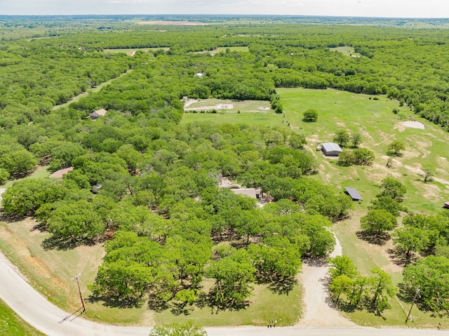 aerial view with a view of trees