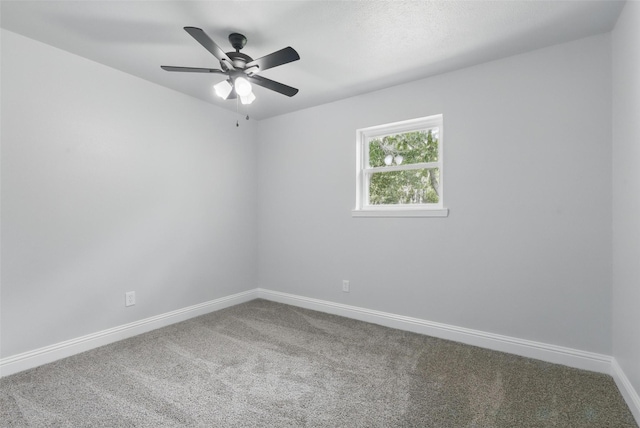 2708 Ash Park Dr, Richland Hills, TX 76118 - carpeted empty room featuring baseboards and a ceiling fan