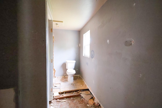 bathroom featuring toilet