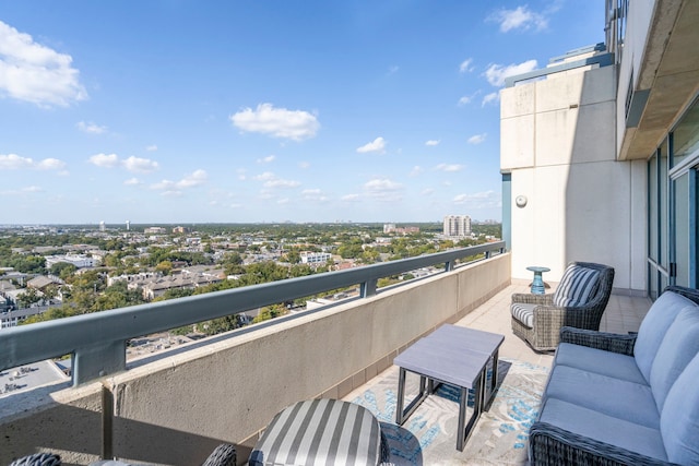 3111 Welborn St Unit 1405, Dallas, TX 75219 - balcony featuring a view of city