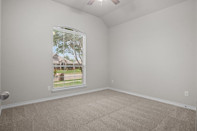 2217 Caroline Dr, Weatherford, TX 76087 - empty room with a healthy amount of sunlight, baseboards, carpet, and a ceiling fan