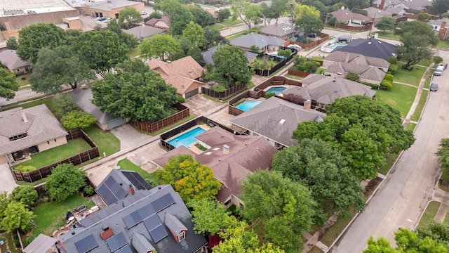 drone / aerial view featuring a residential view