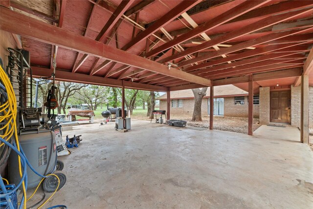 view of patio / terrace featuring a carport