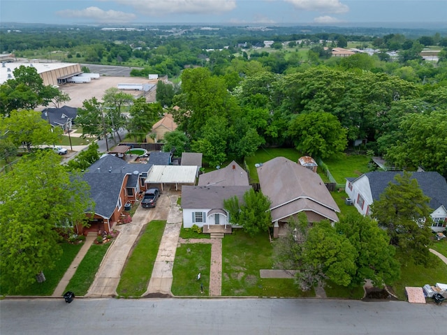 1227 W Walker St, Denison, TX 75020 - birds eye view of property with a residential view