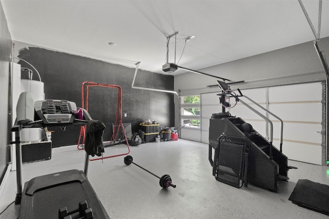 408 Bethlehem St, Terrell, TX 75160 - workout area with a garage