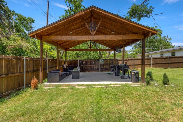 408 Bethlehem St, Terrell, TX 75160 - view of patio / terrace featuring a gazebo and grilling area