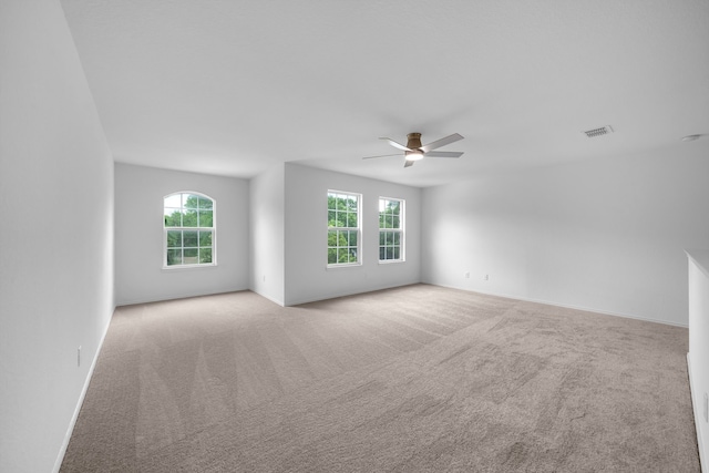 13029 Guerin Dr, Frisco, TX 75035 - unfurnished room featuring carpet floors, a ceiling fan, baseboards, and visible vents