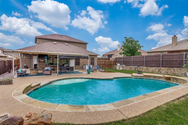 1309 Foxglove Ln, Burleson, TX 76028 - view of yard featuring a patio and a playground