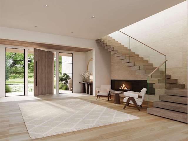 interior space with stairway