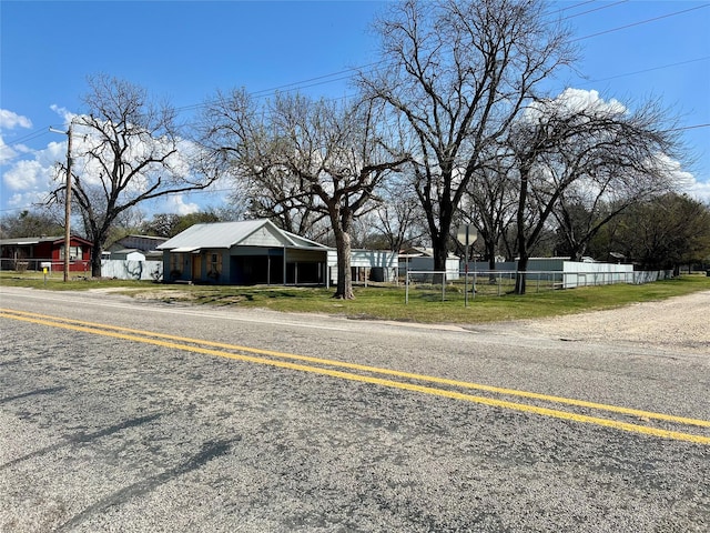 view of road