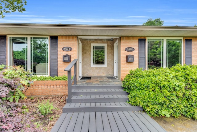 9528 Ash Creek Dr, Dallas, TX 75228 - property entrance with brick siding