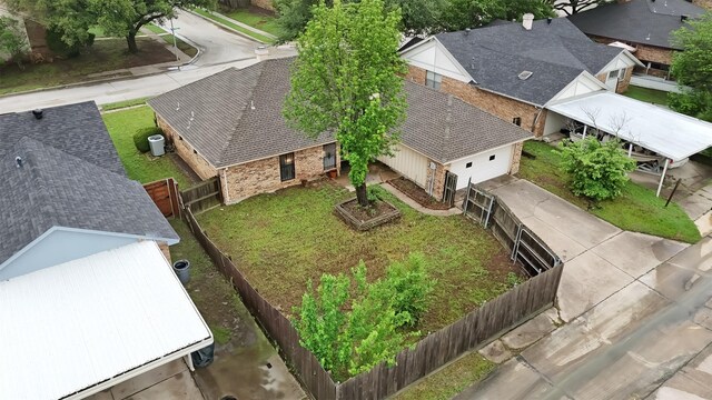 drone / aerial view