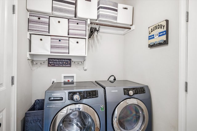 11308 Hubbard Creek Dr, Frisco, TX 75036 - laundry room with washer and clothes dryer