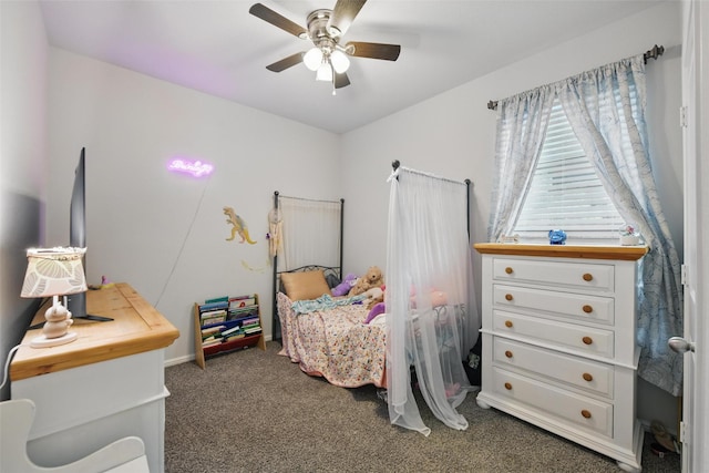 8557 Big Apple Dr, Fort Worth, TX 76179 - carpeted bedroom with ceiling fan