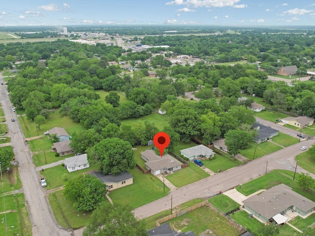 birds eye view of property featuring a residential view