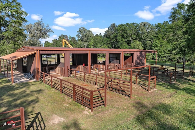 view of stable