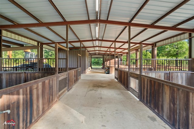 view of stable