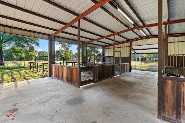 view of stable