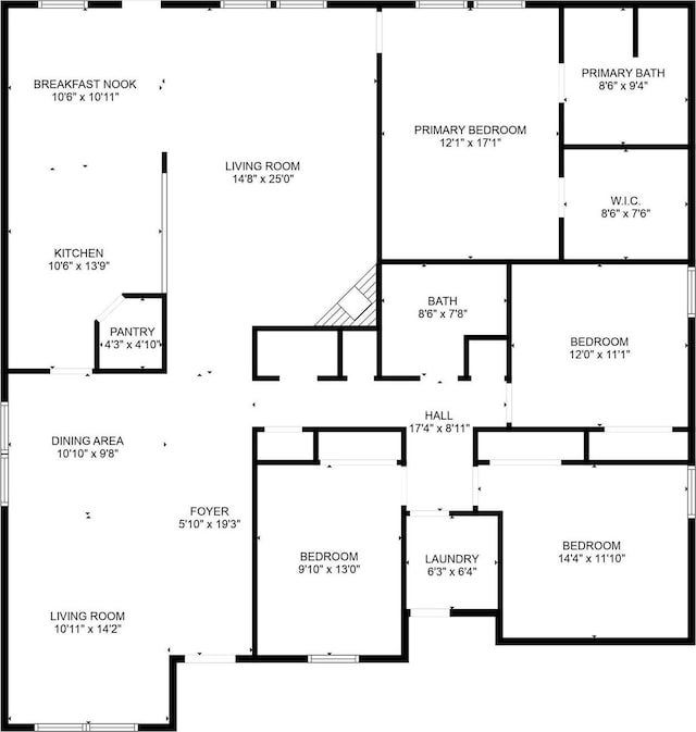 2011 Kalgary Ln, Grand Prairie, TX 75052 - property floor plan