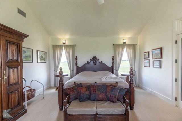 990 County Road 621, Tuscola, TX 79562 - bedroom with visible vents, light carpet, and multiple windows