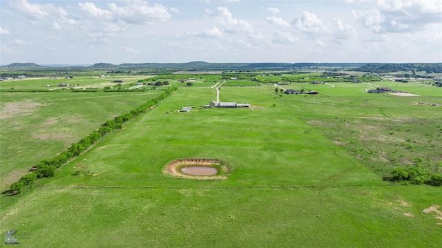 990 County Road 621, Tuscola, TX 79562 - birds eye view of property with a rural view