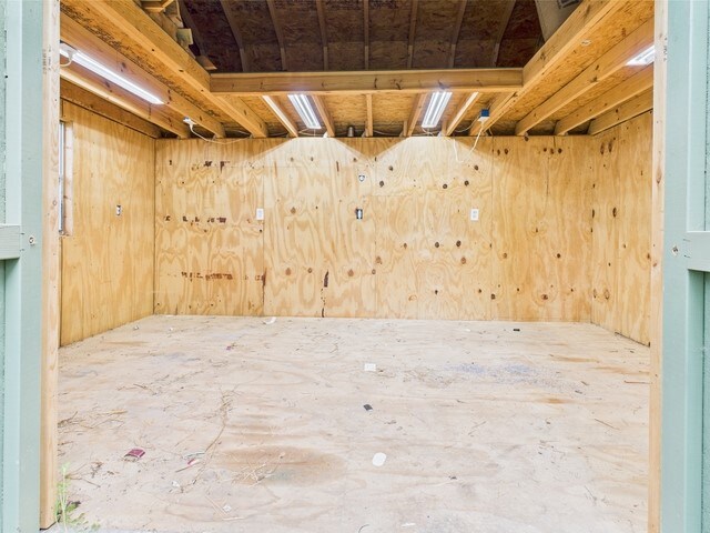 view of storage room