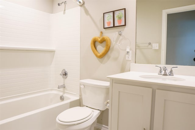 1714 Cecil Crest Ln, Forney, TX 75126 - bathroom featuring vanity, toilet, and  shower combination