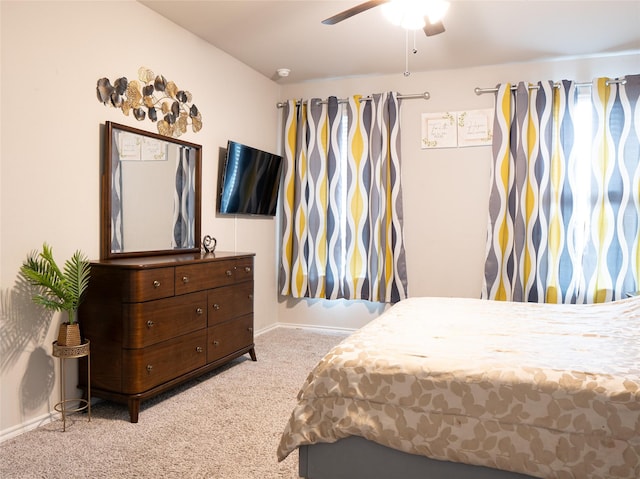 1714 Cecil Crest Ln, Forney, TX 75126 - carpeted bedroom with baseboards and ceiling fan