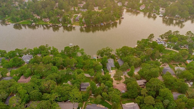 552 E Hideaway Ln, Hideaway, TX 75771 - drone / aerial view featuring a water view and a residential view