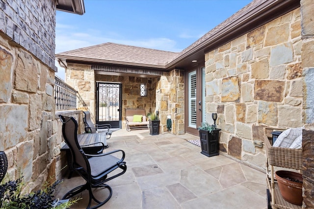 12225 Grosbeak Dr, Denton, TX 76207 - view of patio / terrace