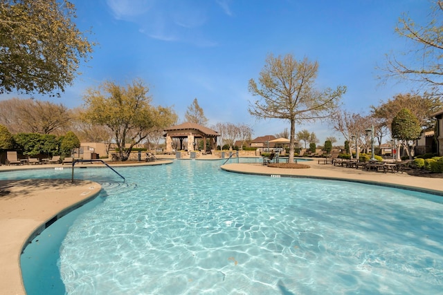 12225 Grosbeak Dr, Denton, TX 76207 - community pool featuring a patio area