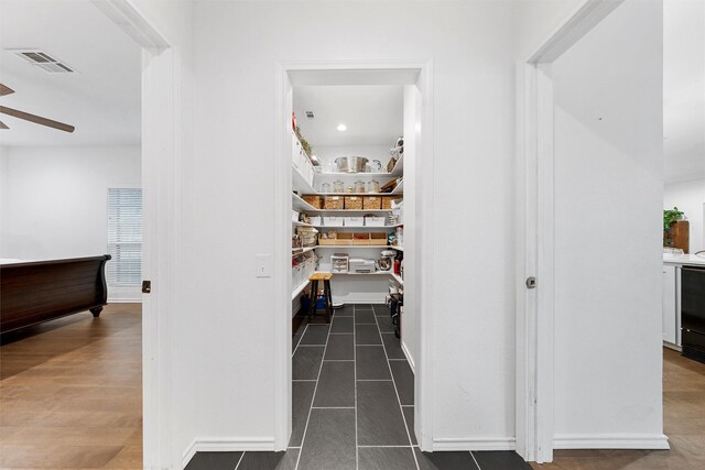 storage area featuring visible vents