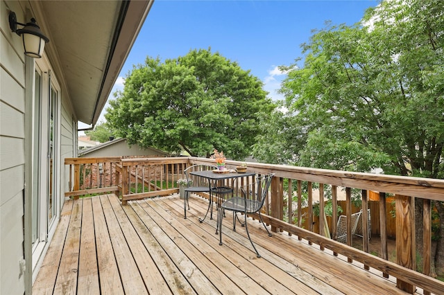 view of deck