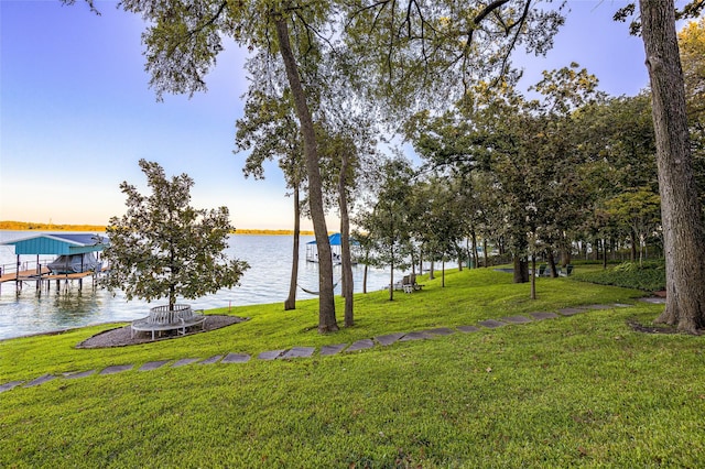 13230 Miller Rd, Azle, TX 76020 - view of yard with a water view
