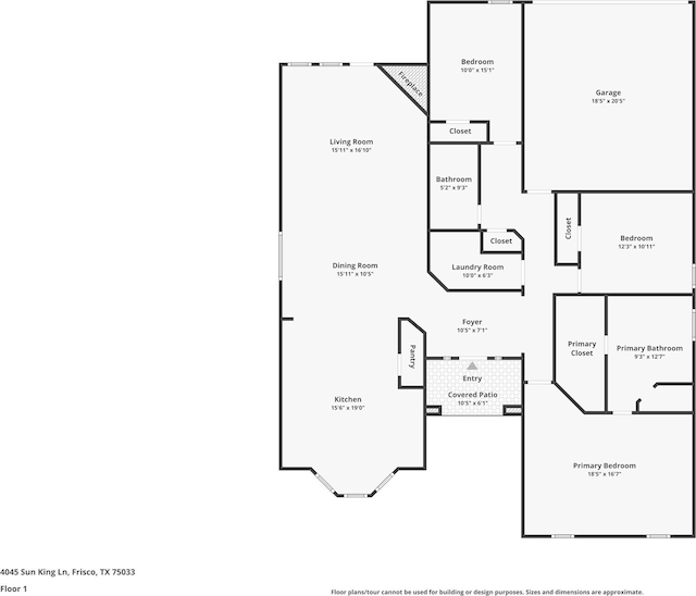 4045 Sun King Ln, Frisco, TX 75033 - plan